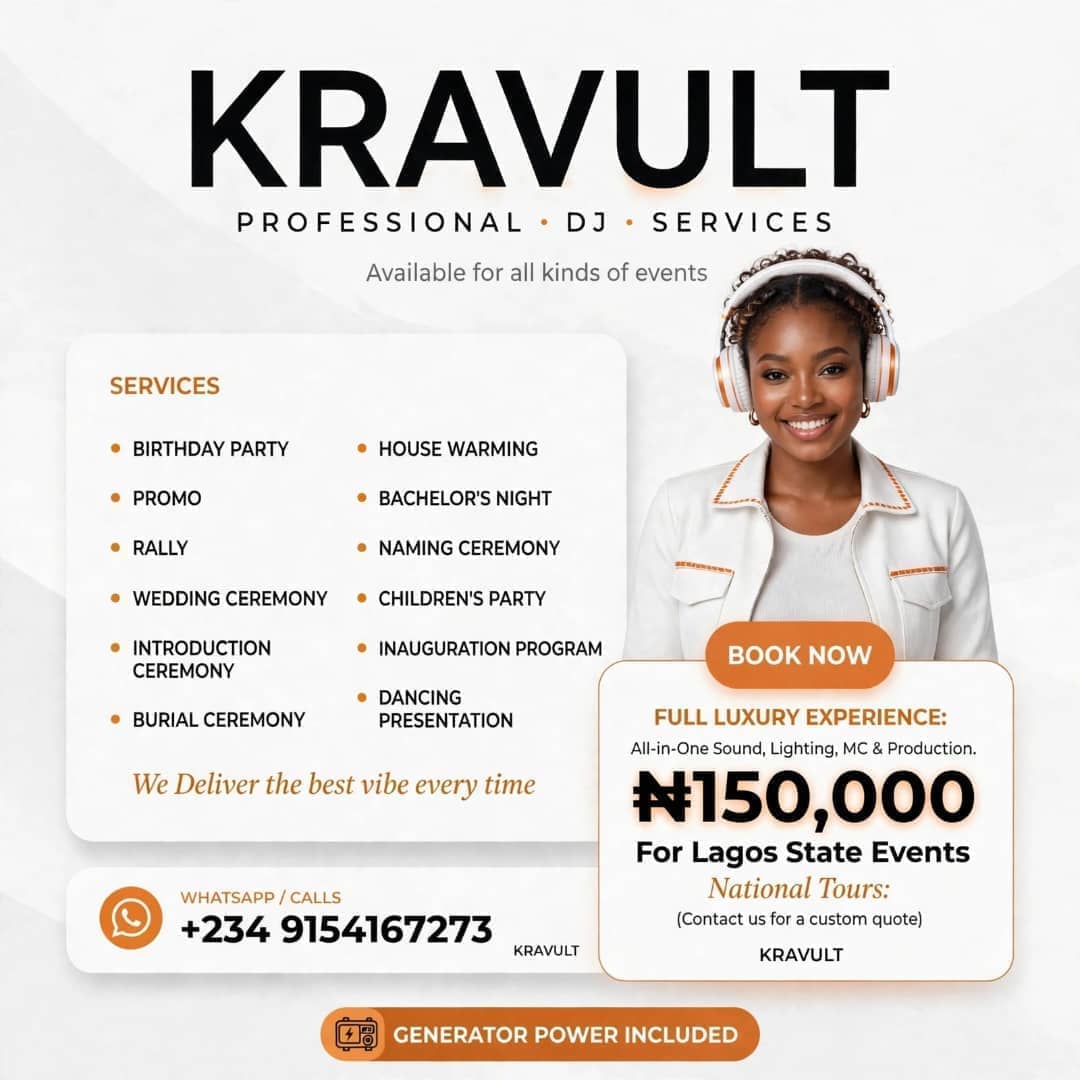 Best Event DJ Services in Nigeria & UK | Kravult